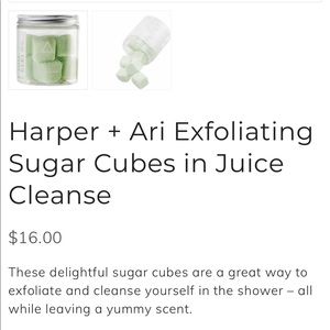 🍏Exfoliating Sugar Cubes- Harper+Ari